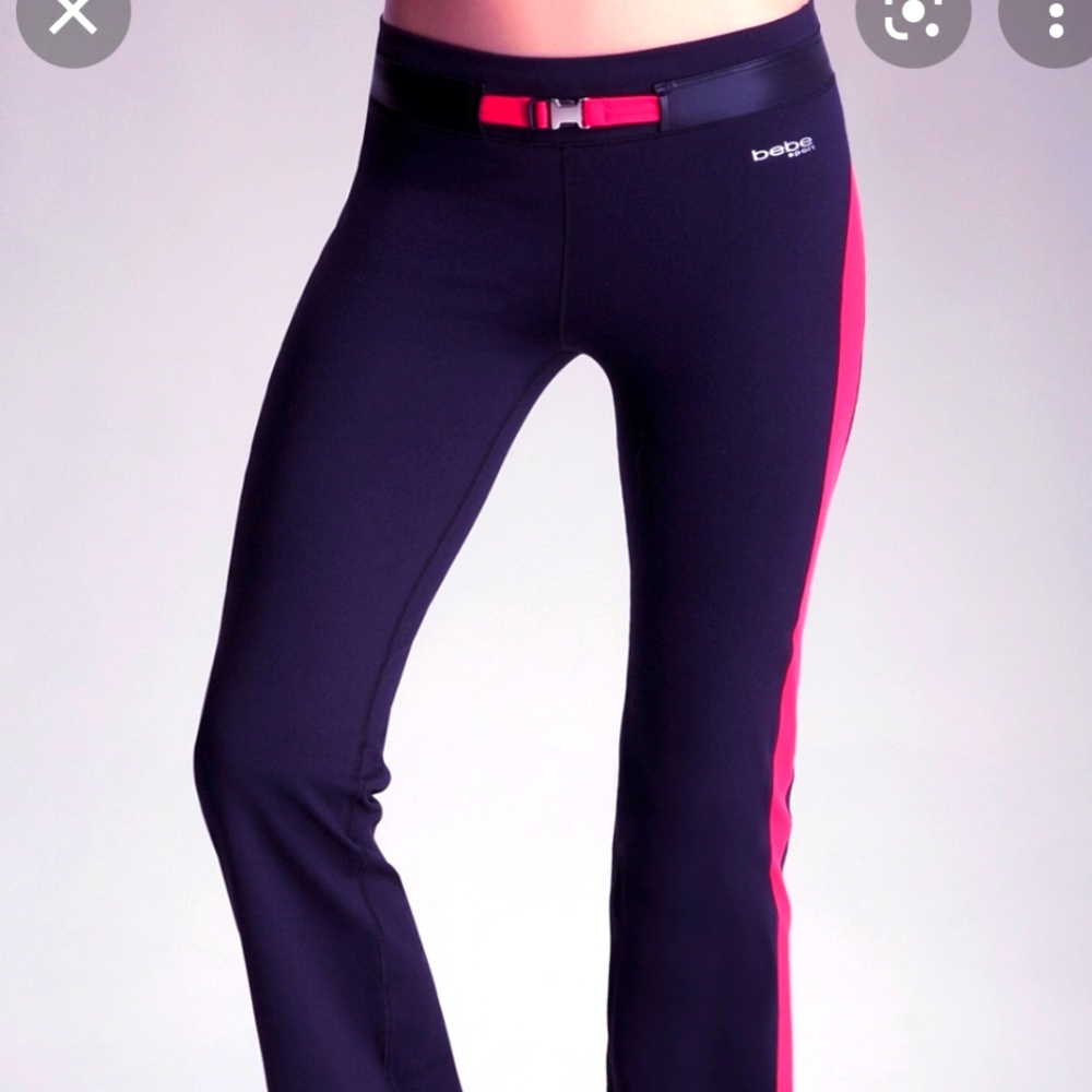 Bebe Sport Activewear Set! Racerback top with Belted Pants